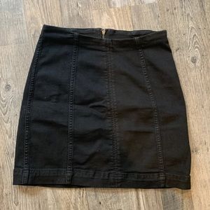 Free people jean skirt